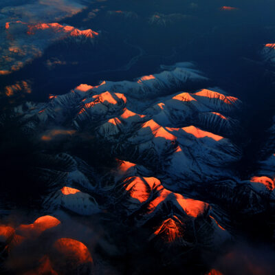 アラスカ上空